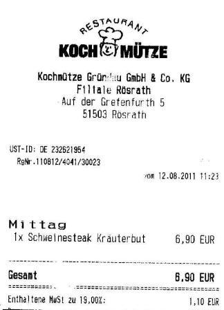 afua Hffner Kochmtze Restaurant